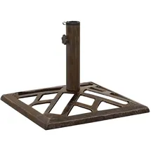vidaXL Schirmständer Bronzen 44 x 44 x 31 cm Gusseisen Braun