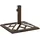 vidaXL Schirmständer Bronzen 44 x 44 x 31 cm Gusseisen Braun