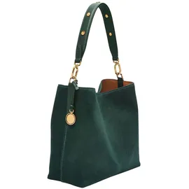 Fossil Schultertasche Jessie Bucket Bag Viridian Suede