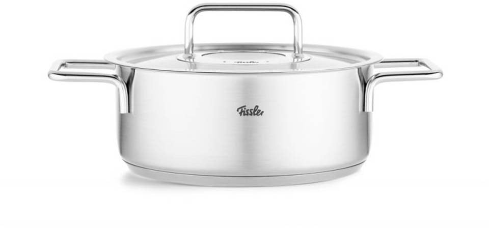 Preisvergleich Produktbild Fissler Bratentopf Pure Collection Bratentopf mit Metalldeckel Ø 20 cm