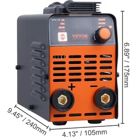 Vevor 220-V-Schweißgerät, 100-A-Lichtbogenschweiß-/Lift-WIG-Schweißgerät mit großem LED-Display, tragbares mit Hot Start Arc Force Anti-Stick VRD, MMA ARC-Schweißgerät zum Schweißen