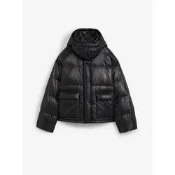 bonprix Daunenjacke mit recycelten Daunen wasserabweisend, schwarz, 44, Daunen