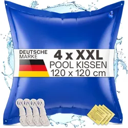 Pool Kissen 118x118 cm, blau