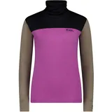 Mons Royale Yotei Merino High Neck Longsleeve Lila S