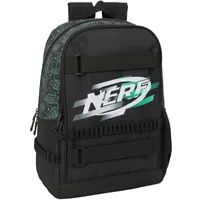 Safta NERF Game Schulrucksack, anpassbar an Kinderwagen, ideal für