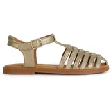 GEOX J KARLY Girl Sandal, Platinum, 33 EU