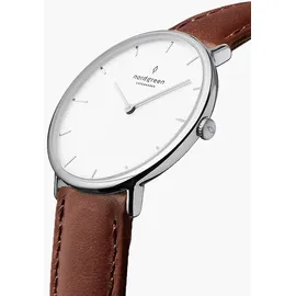 Nordgreen Native Quarz Edelstahl 32 mm NR32SILEBRXX