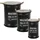 ATMOSPHERA CREATEUR D'INTERIEUR Aufbewahrungstonne Loft 3-tlg. schwarz