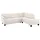 Home Affaire Ecksofa HOME AFFAIRE "Trondheim L-Form", beige (linen), B:260cm H:89cm T:214cm, Struktur fein (100% Polyester);Flachgewebe (100% Polyester);Luxus-Microfaser (90% Polyester, 10% Polyamid), Sofas, Ecksofa, mit Federkern und Knopfheftung im Rücken, Füße