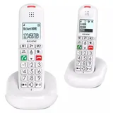 Schnurloses telefon duo dect weiß Alcatel XL685DUOBLANC - Weiß