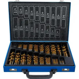 BGS Spiralbohrer-Satz HSS titan-nitriert 1 - 10 mm 170-tlg.
