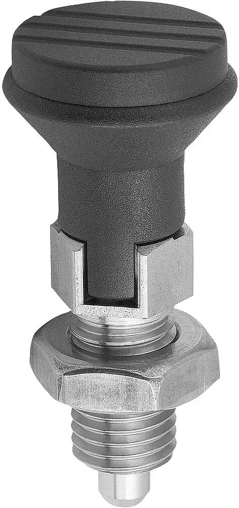 Arretierbolzen Kipp Niro M 16 x 1,5 D=8 Form D