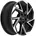 dark 7 x 17 4 x 100 ET37 MB60 1 Schwarz Poliert