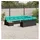 vidaXL Gartensofa-Set 11-tlg. Loungesofa schwarz