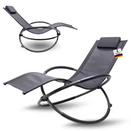 Albatros Gartenliege X-FORM 93 x 90 x 0 cm Grau