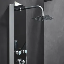 Home Deluxe Duschpaneel DIVE Schwarz