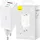 Baseus Wandladegerät Fast Charge 2xUSB-C + USB 65W (weiß)