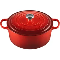 Le Creuset Signature Bräter 30 cm rund kirschrot