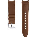 Samsung Hybrid Leather Band (20 mm, M/L) ET-SHR89 für die Galaxy Watch4-Serie, Camel, Large, Brown
