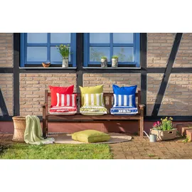 H.O.C.K. Dekokissen Classic Streifen 60 x 40 cm Grün