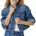 Damen Ls DNM PIM Noos Medium Blue Denim Numeric_152 numeric_152