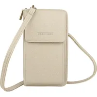 Frentree Kleine Damen Umhängetasche Cross-Body Handtasche mit vielen Fächern,