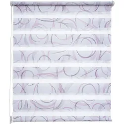 Liedeco Klemmfix Duo-Rollo Mini 60 x 160 cm Mischgewebe Pink