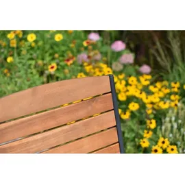 Merxx Santorin Gartensessel 55 x 61 x 97 cm graphit/natur