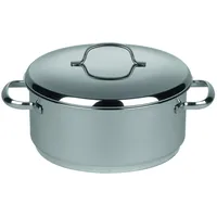 RIESS Cristall Kasserolle 22 cm silber