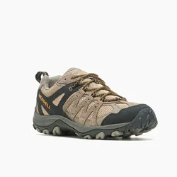 Wanderschuh MERRELL "ACCENTOR 3", Gr. 44,5, pecan, Leder, Textil, sportlich, Schuhe, wasserdicht