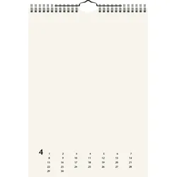 HEYDA Kreativkalender 21,5x24cm beige Packung mit 5 Stück