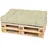 TexDeko Palettenkissen 60 x 80 x 18 cm beige 1 St.