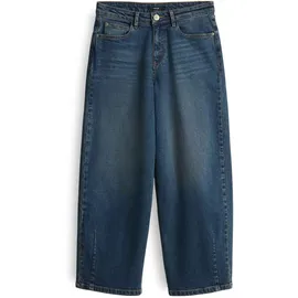 Opus Damen Barrel | LOLAH MODERN Barrel Jeans aus BCI Cotton Mix Mid Rise mid Retro Blue, 38 L28 - 38W / 28L