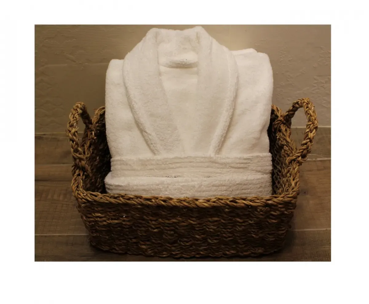 Hotelbademantel mit Kragen   h717_07-2