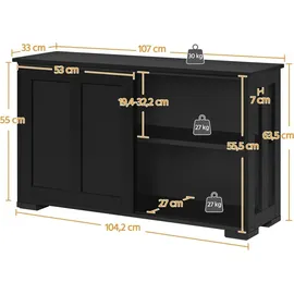 Costway Küchenschrank Aufbewahrungsschrank 0 x 0 x 0 cm Weiß