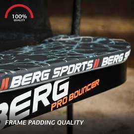 Berg Toys BERG Trampolin Ultim Pro Bouncer 500 x 300 cm grau + Netz Deluxe XL