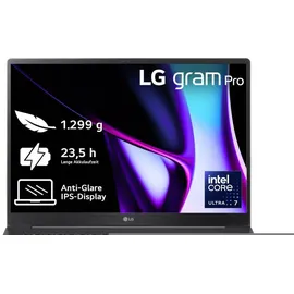 LG gram Pro 17 2024 Intel Core Ultra 7 155H 16 GB RAM 1 TB SSD Intel Arc Graphics Win11 Home
