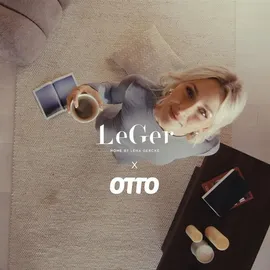 LeGer Home by Lena Gercke Wollteppich "Ainhoa, handgewebt, Wolle" Gr. 7, beige (creme), B:240cm H:12mm L:320cm, Kunstfaser, Wolle, LEGER HOME BY LENA GERCKE, Teppiche, einfarbig, Wolle, Teppich, Wohnzimmer, Schlafzimmer, Esszimmer