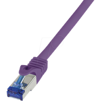 Logilink C6A039S RJ45 CAT 6a S/FTP 1.00 m Violett