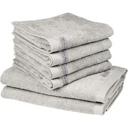 ROSS Handtuch Set »Sinfonie«, Set, 6 tlg., Frottier, beinhaltet: Handtücher und Badetücher ROSS kiesel