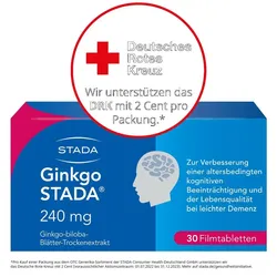 Ginkgo STADA 240mg - 2x 15 ?-Aktion*  30 St Filmtabletten