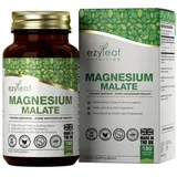 Ezyleaf Magnesium Malat | 1000mg Magnesium Malate pro Portion – 180 Kapseln Magnesiummalat | Vegan und ohne Füllstoffe | Magnesium Komplex | Gentechnik-, Gluten- & Allergenfrei | Hergestellt in GB