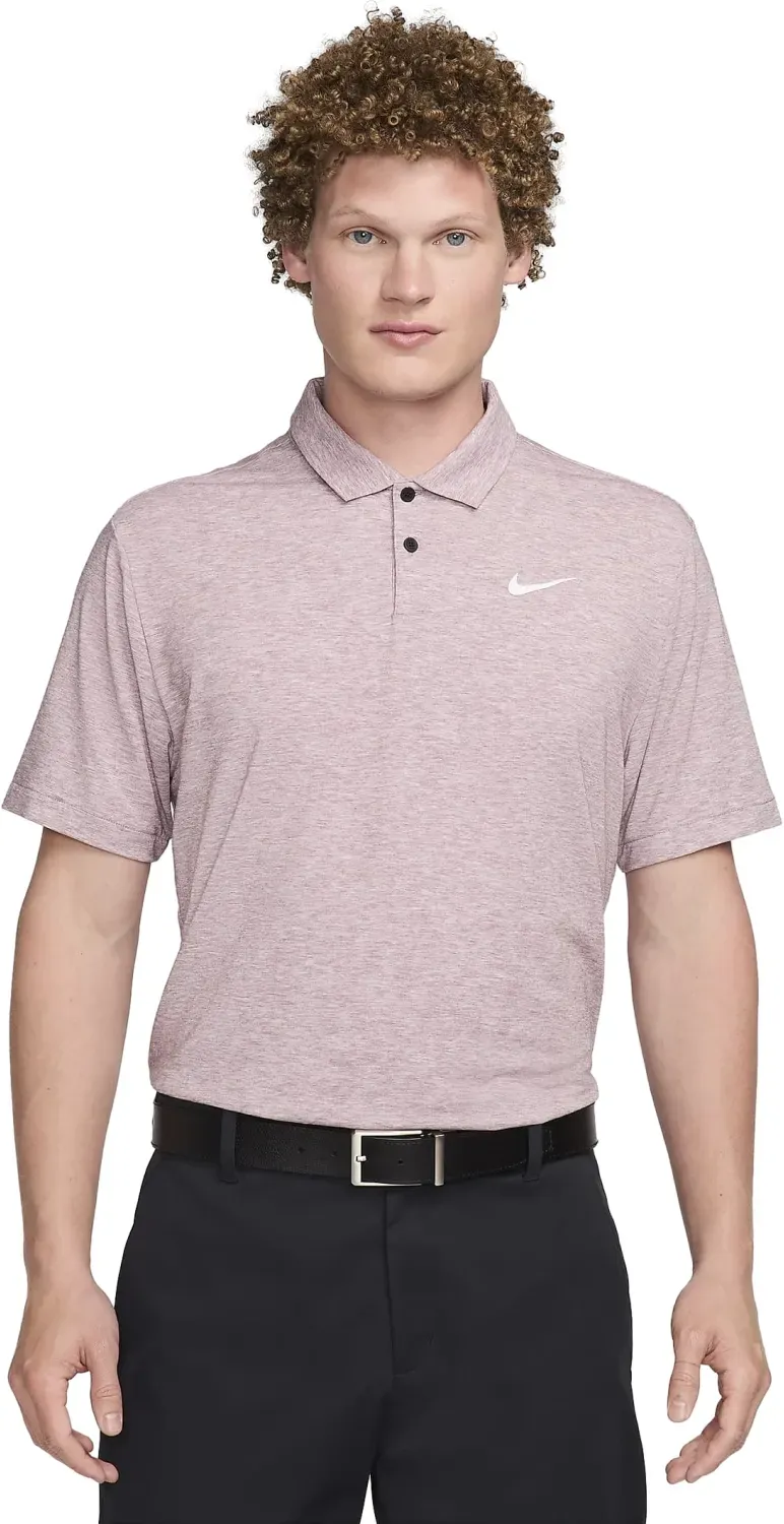 Nike Golf Polo Dri-FIT Tour Heather, rosa