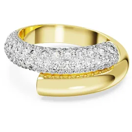 Swarovski Dextera Ring, Weiß, Goldlegierungsschicht
