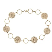 LASCANA Kettengürtel Metall goldfarben 0 cm