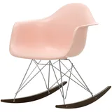 Vitra - Eames Plastic Armchair RAR RE, Ahorn dunkel / Chrom / zartrosé