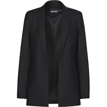 Pieces Damen Pcbossy Ls Loose Blazer Noos, Schwarz, M