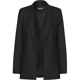 Pieces Damen Pcbossy Ls Loose Blazer Noos, Schwarz, M