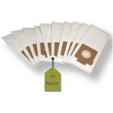 eVendix Staubsaugerbeutel kompatibel mit AEG AS 201, 10 Staubbeutel + 2 Mikro-Filter ähnlich Original AEG Staubsaugerbeutel Größe 17