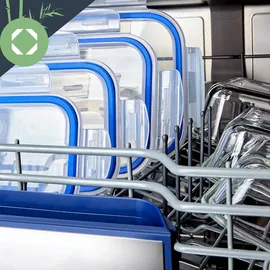 Klarstein Rechteckige Glasbox 1040 ml 4 St.